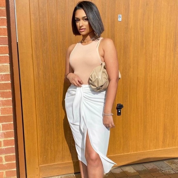 LAST ONE!🔥 ZARA White Knotted Pareo Skirt - Picture 13 of 14